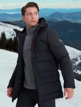 Пуховик мужской Glissade, Черный