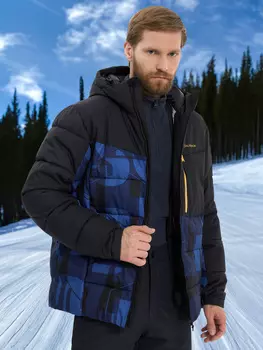 Пуховик мужской Glissade, Черный