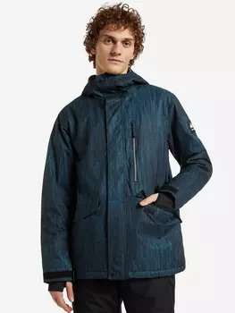 Куртка утепленная мужская Quiksilver Mission Printed, Синий