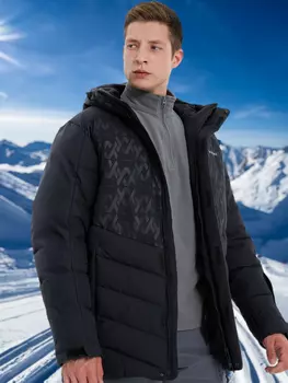 Пуховик мужской Volkl, Черный