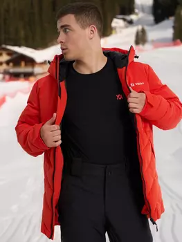 Пуховик мужской Volkl, Красный