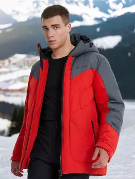 Пуховик мужской Volkl, Красный