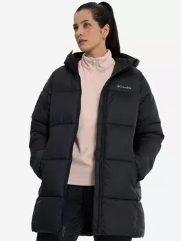 Куртка утепленная женская Columbia Puffect II Mid Hooded Jacket, Черный