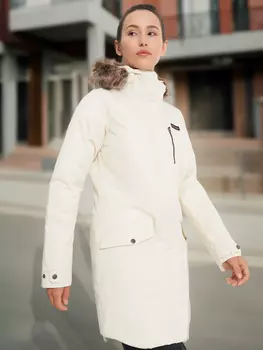 Куртка утепленная женская Columbia Suttle Mountain Long Insulated Jacket, Бежевый