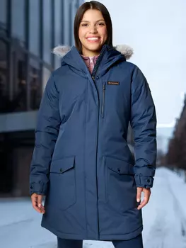 Куртка утепленная женская Columbia Suttle Mountain Long Insulated Jacket, Синий