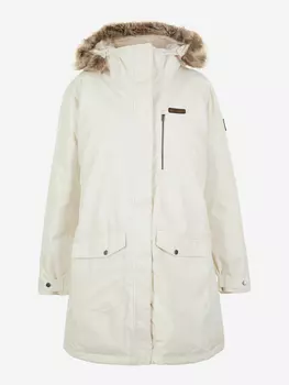 Куртка утепленная женская Columbia Suttle Mountain Long Insulated Jacket, Plus Size, Белый