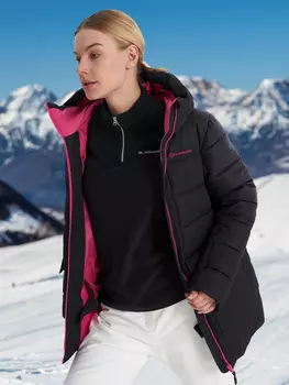 Пуховик женский Glissade, Черный