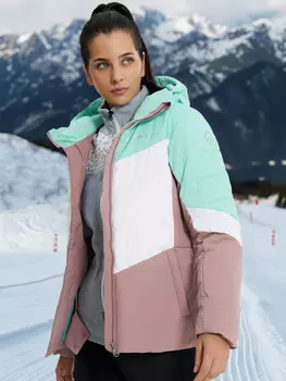 Пуховик женский Glissade, Зеленый