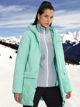 Пуховик женский Glissade, Зеленый