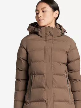Куртка утепленная женская IcePeak Aubrey, Коричневый, размер 50-52
