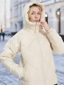 Куртка утепленная женская Kappa, Бежевый