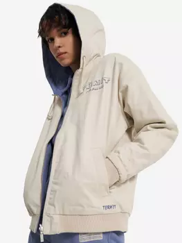 Куртка утепленная двусторонняя женская оверсайз Termit, Бежевый