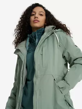 Куртка утепленная женская Roxy Billie Jk, Зеленый