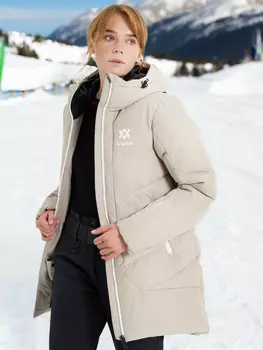 Пуховик женский Volkl, Бежевый