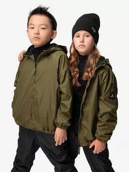 Куртка - ветровка на флисе bodo, Зеленый