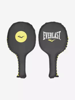 Лапы-ракетки Everlast Leather punch paddles, 2 шт., Черный