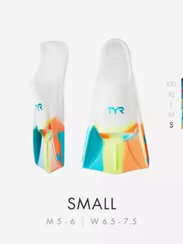 Ласты TYR Stryker Silicone Fin, Голубой