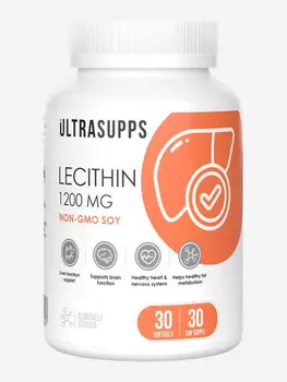 Лецитин Ultrasupps, 30 шт, Белый