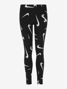 Легинсы для девочек Nike Sportswear Favorites, Черный