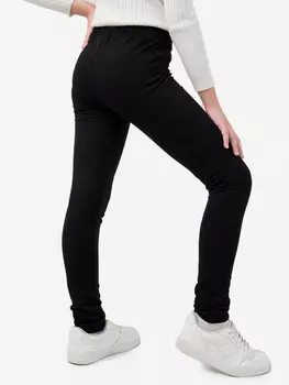 Легинсы для девочек утепленные с начесом Happyfox, Черный