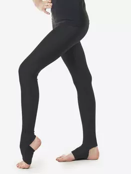Легинсы с открытой пяткой хлопок Танцующие, Черный
