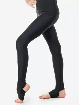 Легинсы с открытой пяткой Танцующие, Черный