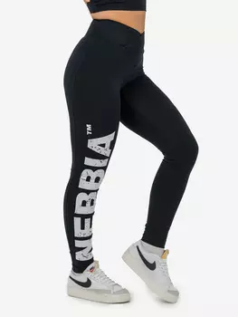 Легинсы спортивные женские High waisted gym leggings GLUTE CHECK 613, Черный