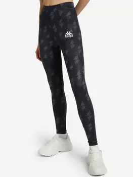 Легинсы женские Kappa, Черный, размер 50