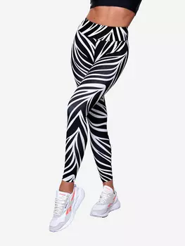 Легинсы женские спортивные BARKA, лосины для спорта, тайтсы, Черный