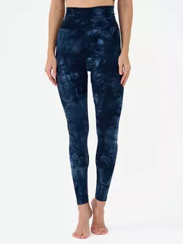 Легинсы женские "Тай-дай" YogaDress, Синий