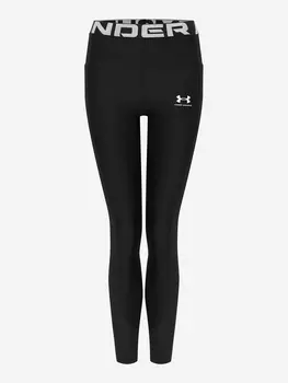 Легинсы женские Under Armour Heatgear Rib, Черный