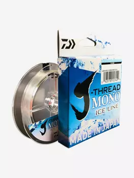 Леска Daiwa J-Thread Mono Ice Line 50m 0.09mm, Белый