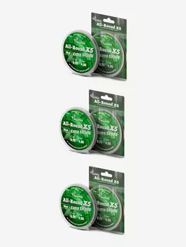 Леска монофильная ALLVEGA "All-Round X5" набор 3 штуки по 50м 0,20мм (4,89кг) прозрачная, Белый