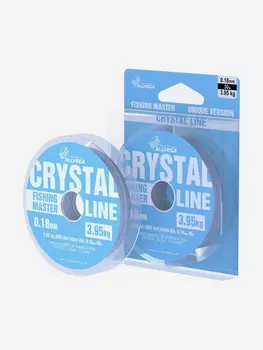 Леска монофильная ALLVEGA "Fishing Master" CRYSTAL 30м 0,18мм (3,95кг) NEW, Серый