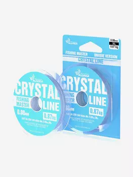 Леска монофильная ALLVEGA "Fishing Master" CRYSTAL 30м 0,08мм (0,87кг) NEW, Серый