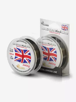 Леска монофильная ALLVEGA "Magnum Black" 150м 0.25мм (7.55кг) черная, тонущая, Черный