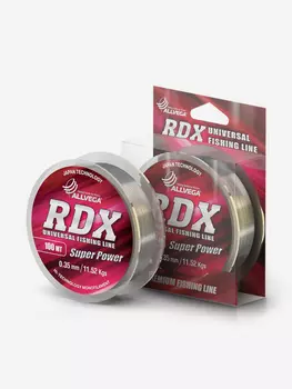 Леска монофильная ALLVEGA "RDX Universal" 100м 0,35мм (11,52кг) прозрачная, Белый