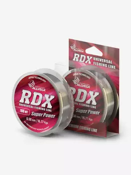 Леска монофильная ALLVEGA "RDX Universal" 100м 0,50мм (16,77кг) прозрачная, Белый