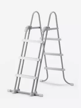 Лестница Intex 28064 без площадки, для бассейнов до 91 см, 3 ступеньки,, Серый