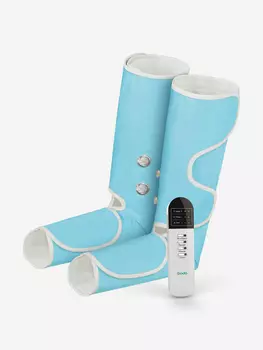 Лимфодренажный массажер для ног Bodo Air Pro, Голубой