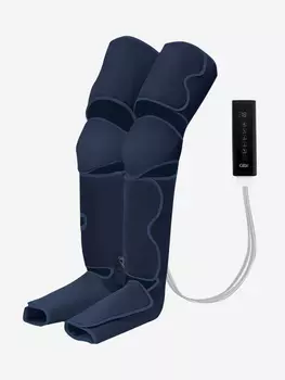 Лимфодренажный массажер для ног, GESS EMMY, воздушно-компрессионный массажер для ног электрический, аппарат прессотерапии, массажные штаны, Синий