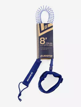 Лиш страховочный витой Gladiator ELITE 8', Синий