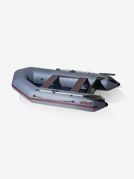 Лодка моторная Тайга-270, увеличенный диаметр борта 41 см, натяжное дно, серая,