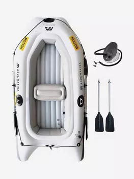 Лодка надувная Aqua Marina MOTION-88820 с креплением для мотора T-18, Белый