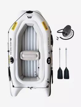 Лодка надувная Aqua Marina MOTION-88820 с креплением для мотора T-18, Белый