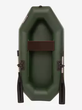 Лодка ПВХ 200 натяжное дно гребная, Зеленый