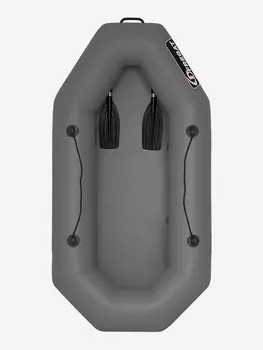 Лодка ПВХ Фрегат М-1 Оптима Лайт (200 см) с гребками Серый, Серый