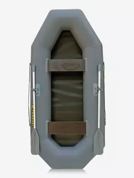 Лодка ПВХ "Компакт-280N1 (серый) с банками (сидениями) в распор", Серый