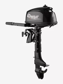 Лодочный мотор FREGAT 5FHS 2-тактный, Черный
