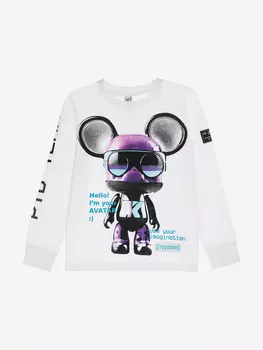 Лонгслив для мальчиков PlayToday, Белый